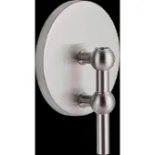 STOFF Nagel kandelaar wand Geborsteld chroom