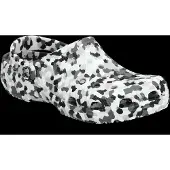 Crocs Clogs 'Classic Confetti' lichtgrijs / zwart / wit