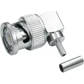 Telegärtner 100023458 100023458 BNC-connector Stekker, haaks 75 Ω 1 stuk(s)