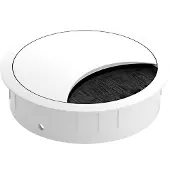 Bachmann 930.303 Kabeldoorvoering Rond Diameter montagegat 80 mm Zinkspuitgietwerk Wit 1 stuk(s)