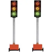 Busch H0 Bouwplaats verkeerslichten Functioneel model 5451 2 stuk(s)