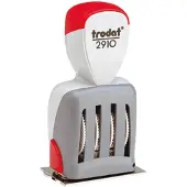 Trodat Classic 2910 Tekst-datum stempel Grijs 6 x 3,5 x 10,2 cm Duitstalig