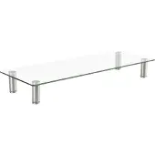 Speaka Professional Monitorstandaard Hoogte: 75 tot 90 mm Transparant