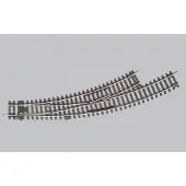 Piko h0 H0 Piko A-rails 55222 Gebogen wissel, Links 1 stuk(s)