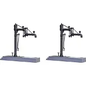 KIBRI 39422 H0 Waterkranen met scharnierarm (2 stuks)