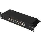Renkforce RF-4870828 8 poorten Netwerkpatchpaneel 254 mm (10) CAT 6A 1 HE Ingericht
