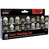 Vallejo Model Color Face Painting Set - 8 kleuren - 17ml - 70119