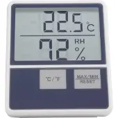 Conrad TH-1014 1014 Thermo- en hygrometer Wit