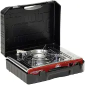 Rothenberger Deluxe - Camping kooktoestel gas - 1-pits - 2200 W - Rood Zilver