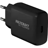 Voltcraft UC-1C20W01 USB-oplader 20 W 1x USB-C USB PD, USB PD 3.0 Zwart Binnen GaN