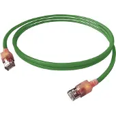 EasyLan DualBoot LED-patchkabel RJ45 S/FTP Cat.6A (klasse EA), met saCon-connector, LSOH, groen, 7 meter