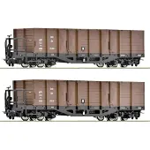 Roco 6640004 Open wagen DC