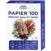 Avery PAPIER 100 Premium Quality Paper 2566 Printpapier, kopieerpapier DIN A4 100 g/m² 500 vellen Helderwit