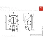 Pce 96062552 CEE-wandcontactdoos 32 A 5-polig 400 V 1 stuk(s)