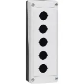 Baco LBX0500 5 inbouwplaatsen (l x b x h) 206 x 74 x 47.9 mm Grijs, Zwart 1 stuk(s)