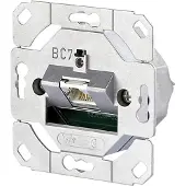 METZ CONNECT 130C371200-I Netwerkdoos Inbouw (in muur) CAT 6A 1 poort Metaal