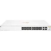 HP Aruba Networking Networking Instant On Switch 24p Gigabit CL4 PoE 4p SFP+ 370W 1930 Managed L2/L3/L4 Gigabit Ethernet (10/100/1000) Power over Ethernet (PoE) 1U Wit