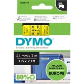 Dymo Tape 53718 (S0720980) Zwart op geel (24 mm)