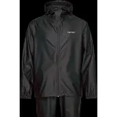 Tretorn Regenpak Unisex Packable Rainbreaker Set Black-XXS