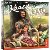 999 Games - Kaas & Wijn - Uitdagend tweespelersspel - Vervolg op het populaire Brood & Bier!