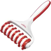 Westmark Deegsnijder, met 7 wieltjes, lengte: 19,5 cm, kunststof, wit/rood, 32192270