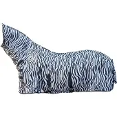 HKM Vliegendeken met Hals & Buikflap - Zebra - 185