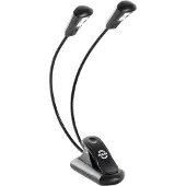 K&M 12259 Rechargeable Double Music Stand Light