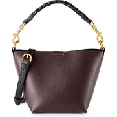 Ted Baker Schoudertas blauw / donkerbruin
