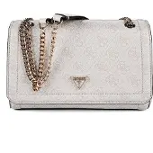 GUESS Schoudertas beige / wit