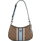 GUESS Dames Noelle bruine schoudertas (OSFA), Casual, Polyurethaan HWBS9672180
