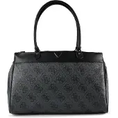 GUESS Schoudertas 'Berta' grijs / zwart