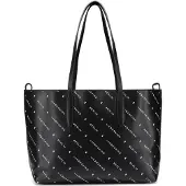 Liebeskind Monogram Schoudertas Leer 47 cm zwart
