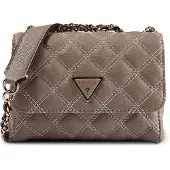 GUESS Schoudertas 'GIULLY II' beige / wit