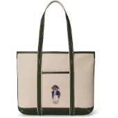 Ralph Lauren Shopper ecru / donkergroen