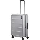 Samsonite Quadrix 4 wielen Trolley 68 cm zilverkleurig