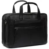The Chesterfield Brand Ryan Laptoptas 17 inch - Echt leer - Zwart