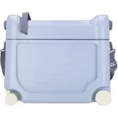 Stokke BedBox, Arctic Blue - Koffer met wieltjes voor kinderen van 2-7 jaar (tot 35 kg) - Kan worden omgebouwd tot bed - Met matras, decoratieve stickers en verstelbare draagriem