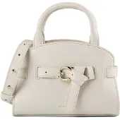 Coccinelle Sabine Handtas Leer 22 cm wit