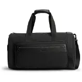 Tommy Hilfiger Reistas 'Logo Mixed Texture Duffel' zwart