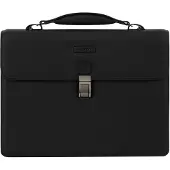 Piquadro Modus Koffer Leer 40 cm Laptop compartiment zwart