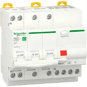 Schneider Electric Resi9 3P+N 25A C-Curve RCBO Aardlekautomaat 300mA 6kA - R9D65725