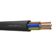 Draka H07RN-F Flexibele Neopreen Kabel 5G16mm2 Zwart - 809928 [2 Meters]