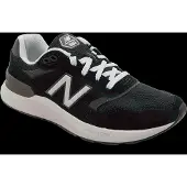 New Balance Heren Fresh Foam X Walking 880 v7 leren sportschoenen, zwart (45.5), Plat, Nubuck, Veters, Casual, Sportief M880V7_CA