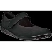 Ecco 207503 SOFT Bandschoenen | Maat 36 Dames Zwart