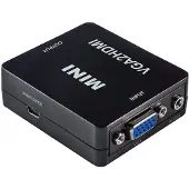 MaxTrack VGA + 3,5mm Jack naar HDMI converter | zwart