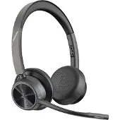 Poly Voyager 4320-M MS Draadloze Office Headset + Oplaadstandaard