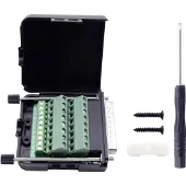 TRU COMPONENTS D-SUB pinstrip set Aantal polen 25 schroeven 1 pc., Kabels + Stekkers, Zwart