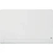 Nobo Glasbord Diamond, afgeronde hoeken, met 1 stift en 2 magneten, 1000 x 560 mm