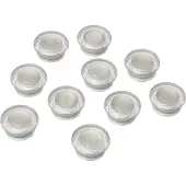 Nobo - Glasbordmagneten - 10 stuks - Wit