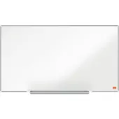 Nobo Impression Pro Widescreen Magnetisch Whiteboard Van Staal Met Pennengoot - Inclusief Whiteboard Marker - 710x400mm - Wit
